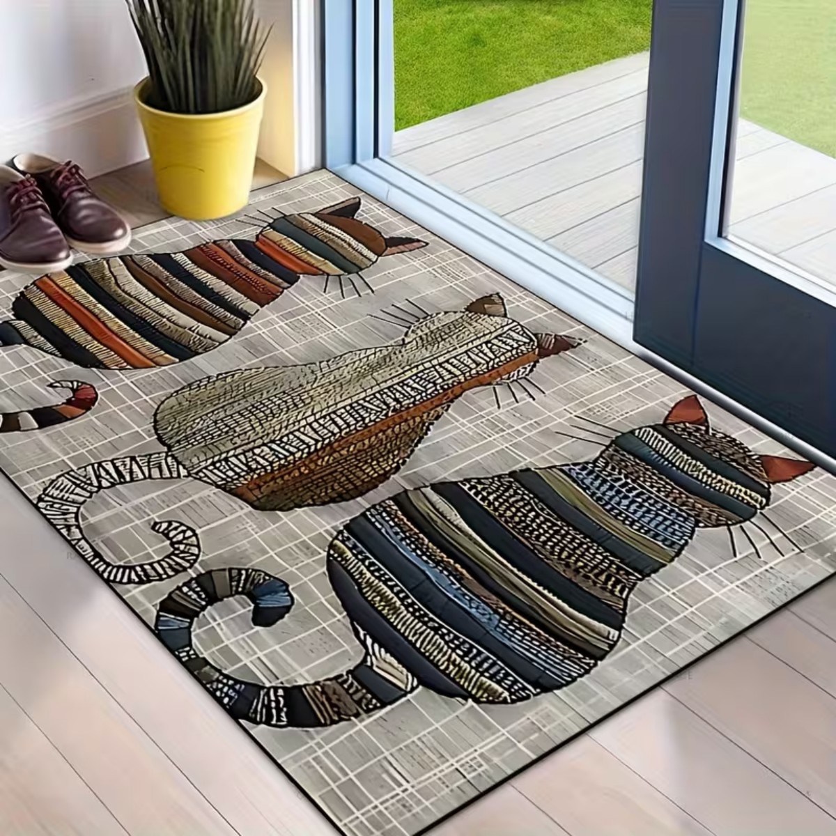 Quick Dry Diatomite Bath Mat - Kwadratowa mata wejściowa szybkoschnąca z ziemi