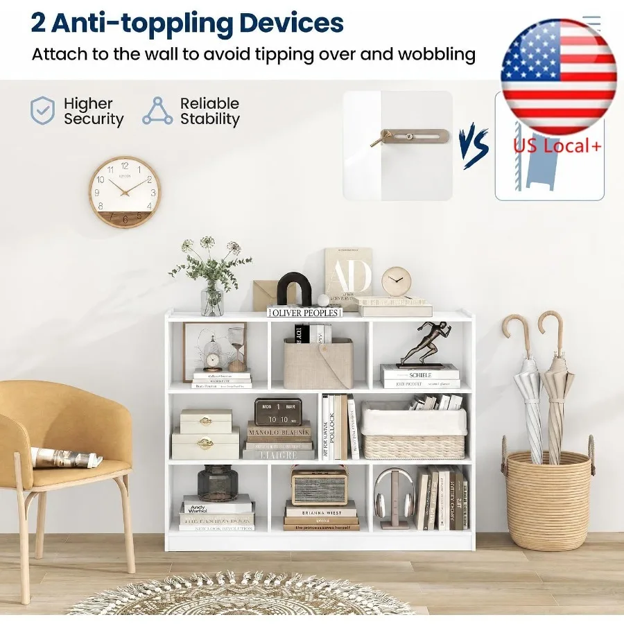 Storage & Organization - Regał na książki w kształcie ośmiu
