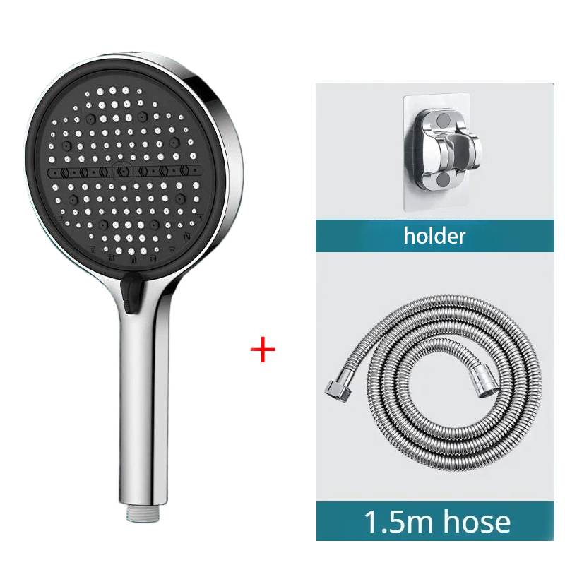 3 szt. Srebrna słuchawka prysz – High Pressure Shower Head Handheld recenzja i cena