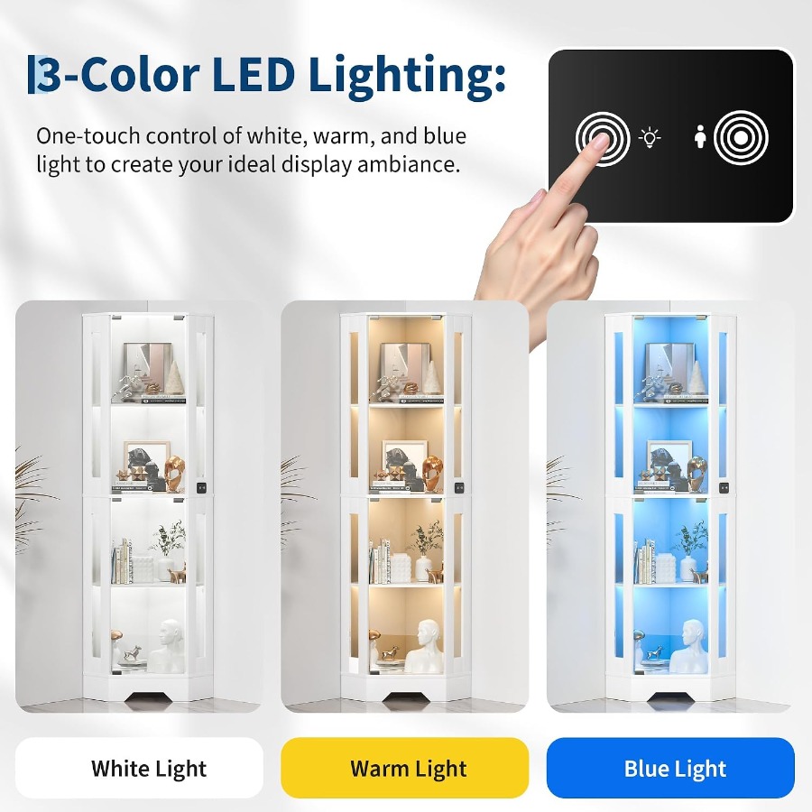 Narożna witryna do salonu, wyk – Lighting recenzja i cena