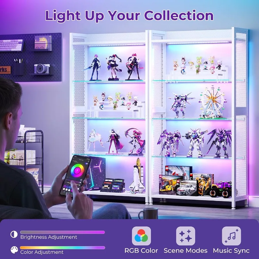 Witryna z otwartymi szklanymi  – Lighting recenzja i cena